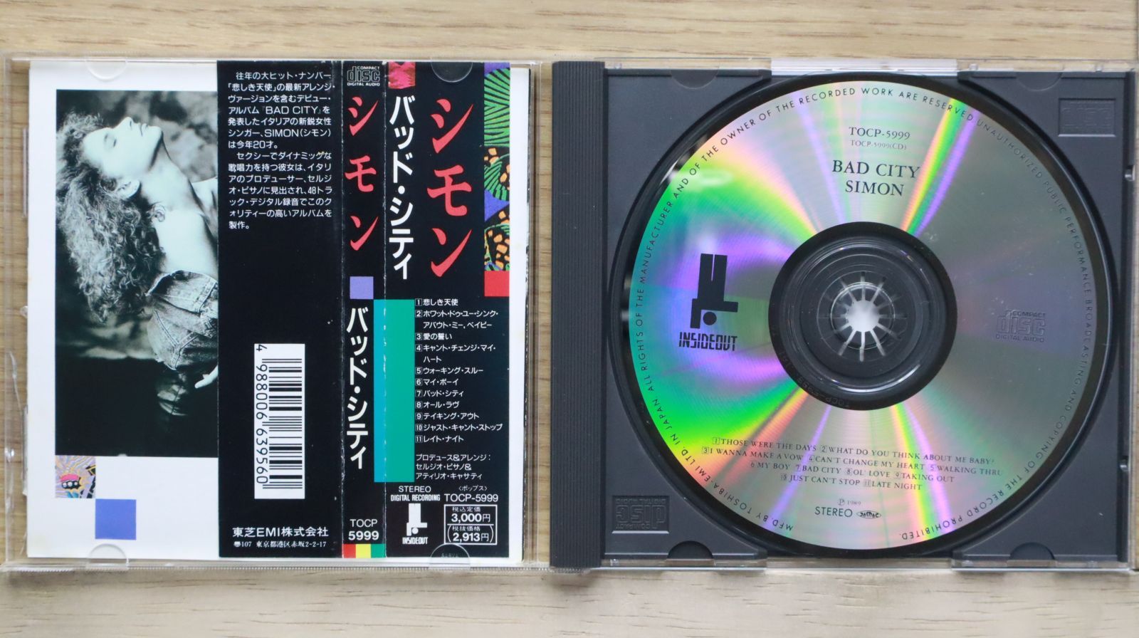 国内盤CD☆シモン/SIMON□ バッド・シティ 【TOCP5999