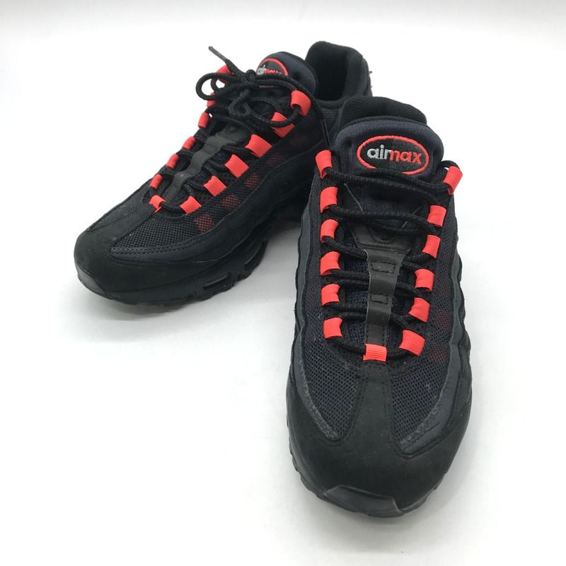 Nike スニーカー Air Max 95 Black Laser Crimson DA1513-001 エアマックス95 ブラックレーザークリムゾン  25.5cm 黒 ナイキ 靴 B11397◇ - メルカリ