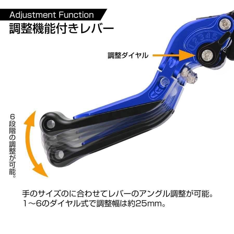 カワサキ アルミビレット レバー 可倒式タイプ ブレーキ