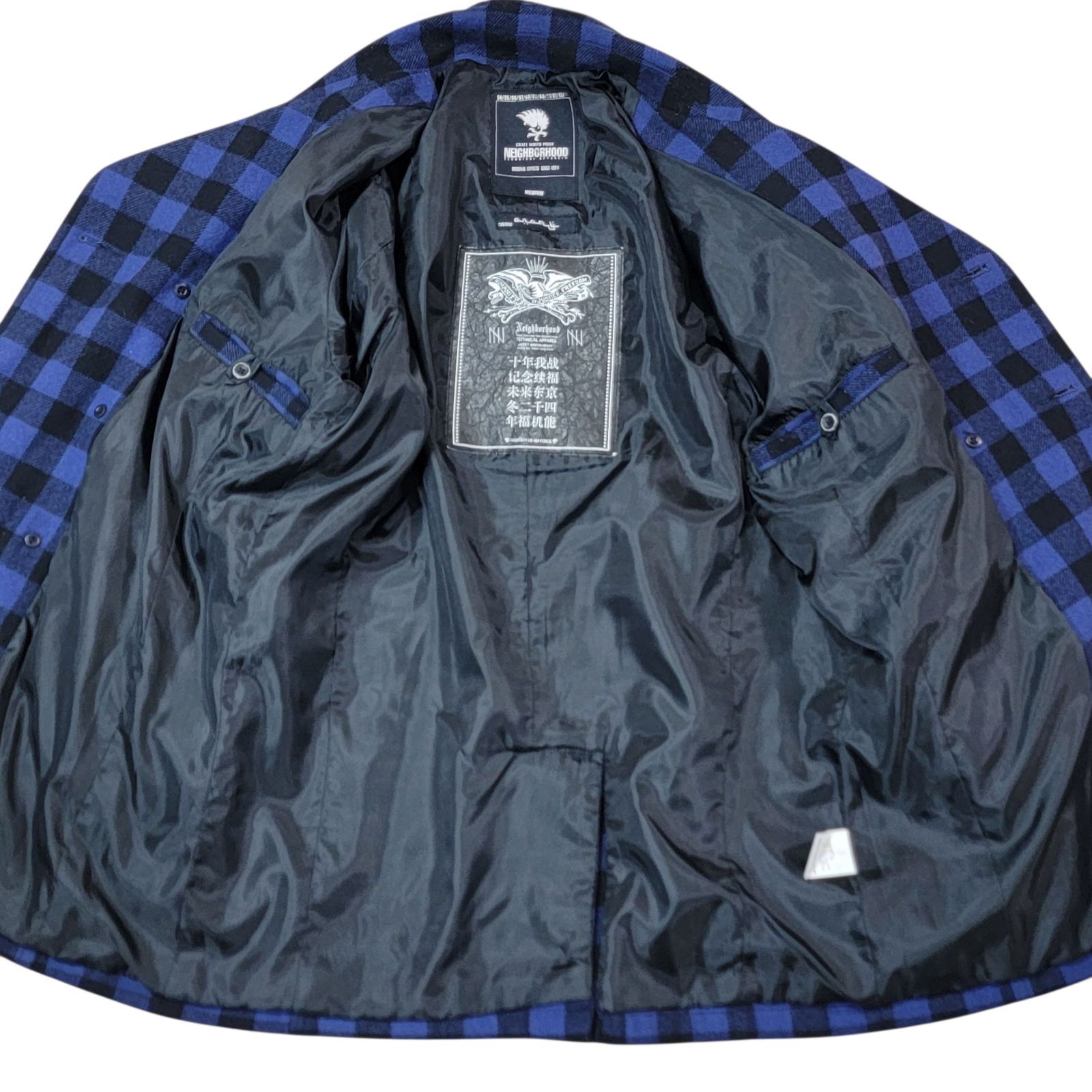 04AW 10周年記念 NEIGHBORHOOD ネイバーフッド Pコートモチーフ M