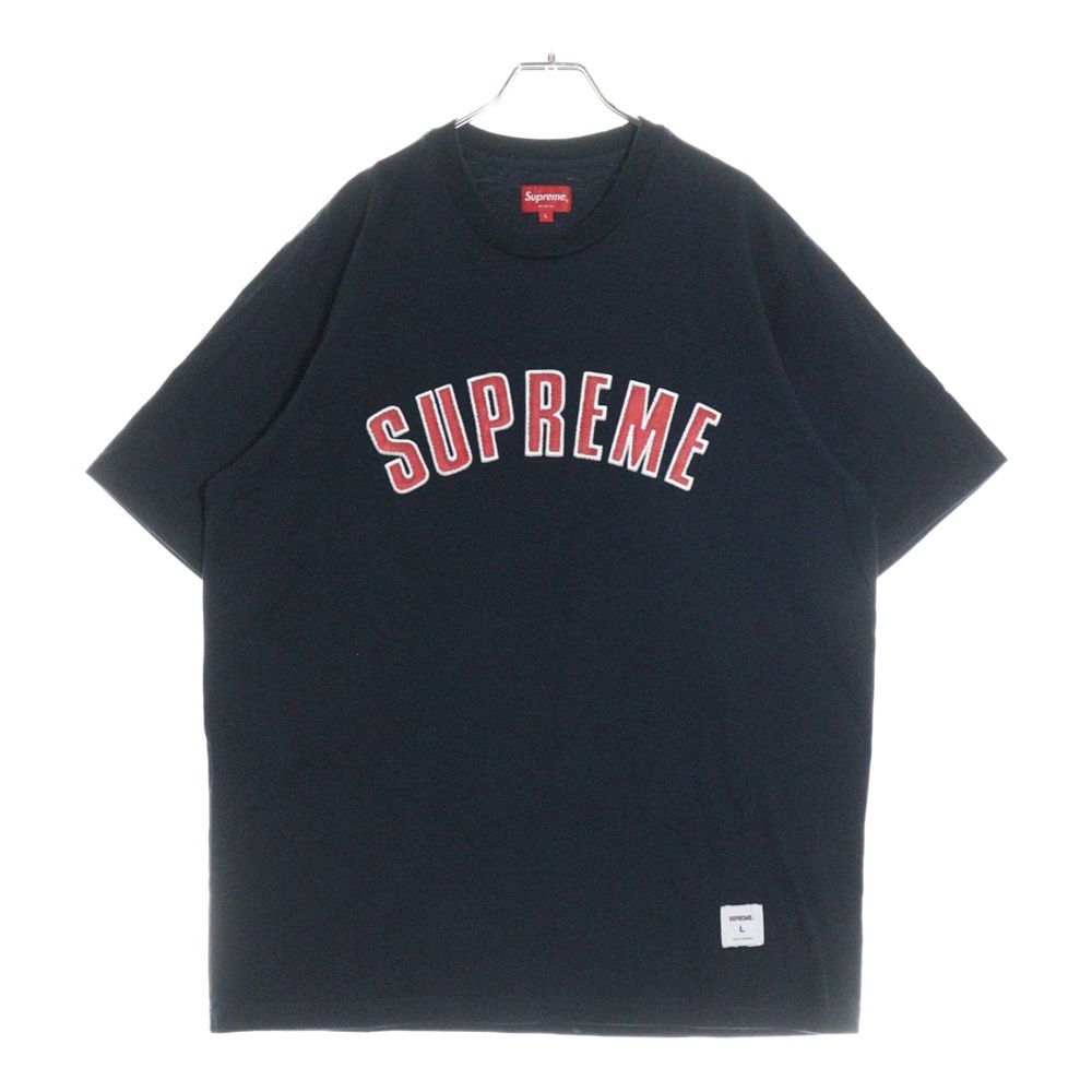 【24SSモデル】希少XL シュプリーム 両面 クラックアーチロゴ Tシャツ 灰 24SSモデル】希少XL シュプリーム 両面 クラックアーチロゴ T