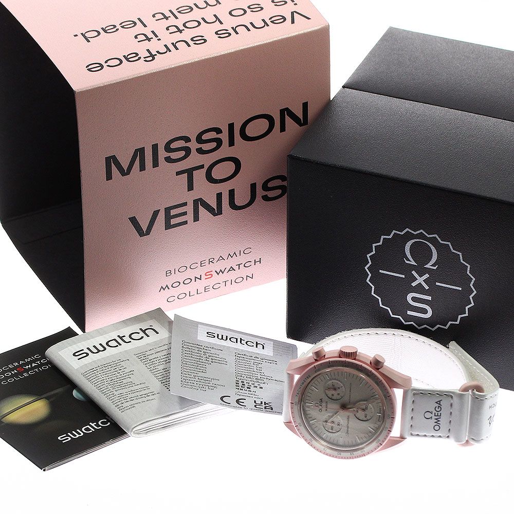 スウォッチ Swatch SO33P100 OMEGA×Swatch MISSION TO VENUS クォーツ メンズ良品箱・保証書付き_794431  - メルカリ