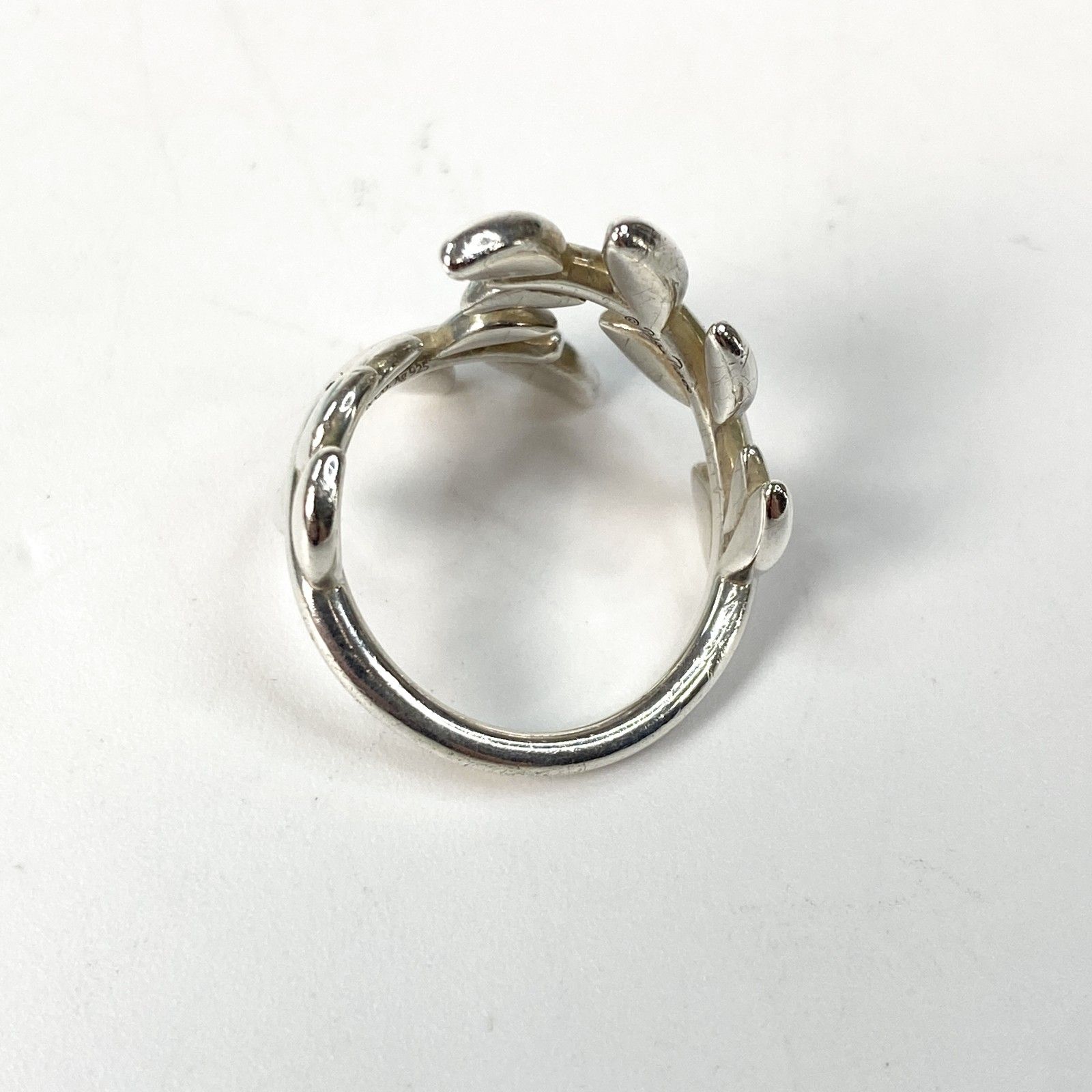 美品 ティファニー Tiffany レディース オリーブ リーフ