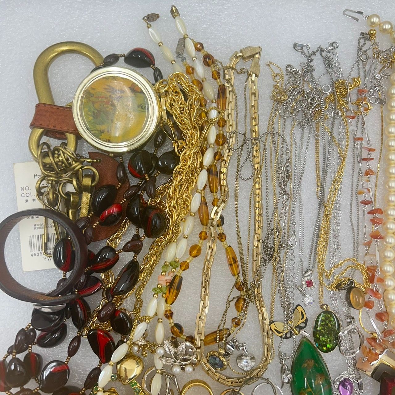 遺品整理 生前整理 アクセサリー まとめ売 リング ネックレス 真珠 3kg