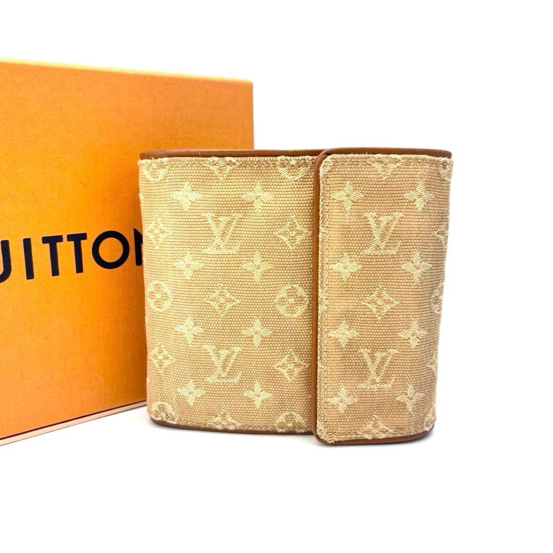 ルイヴィトン M92441 モノグラムミニ ポルトビエカルト クレディ ベージュ 財布 レディース メンズ