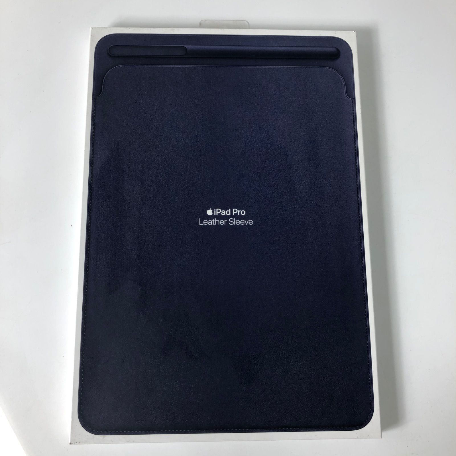 iPad Pro レザースリーブ 本革 純正 MPU22FE|A ミッドナイトブルー Apple Pencil収納