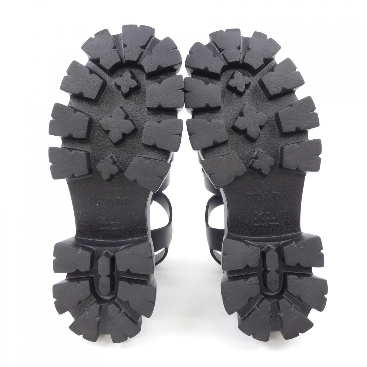  プラダ PRADA モノリス ラバーサンダル トライアングルロゴ 2 X 3083 サンダル その他 靴