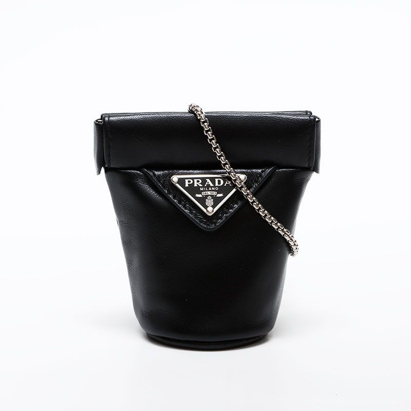 PRADA プラダ ポーチ 1NR002 ポシェット ポーチ チェーン - メルカリ