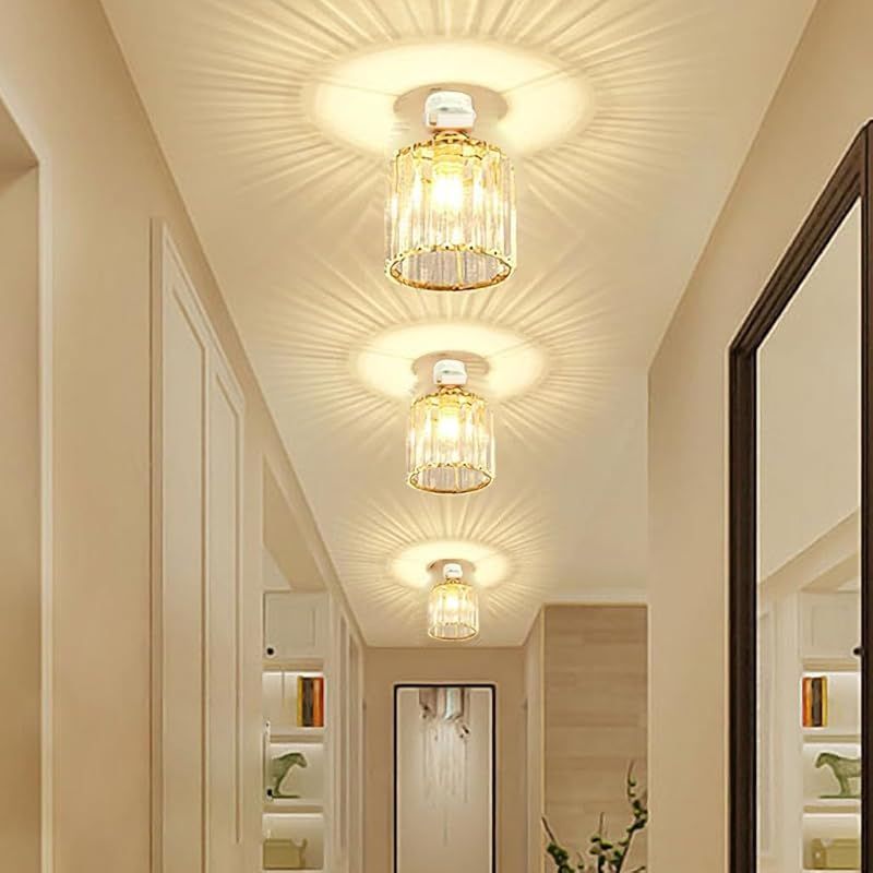 KY LEE シーリングライト 1灯 E26 クリスタル インテリア ガラス 天井照明 室内照明 玄関照明 飾り レトロ モダンおしゃれ シンプル カントリー ナチュラル 新品 KY LEE シーリングライト 1灯 E26 クリスタル インテリア