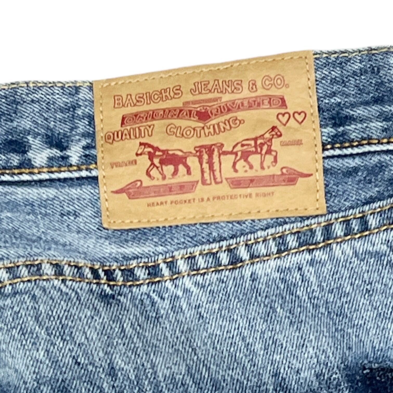 BASICKS　Reworked Denim Pants