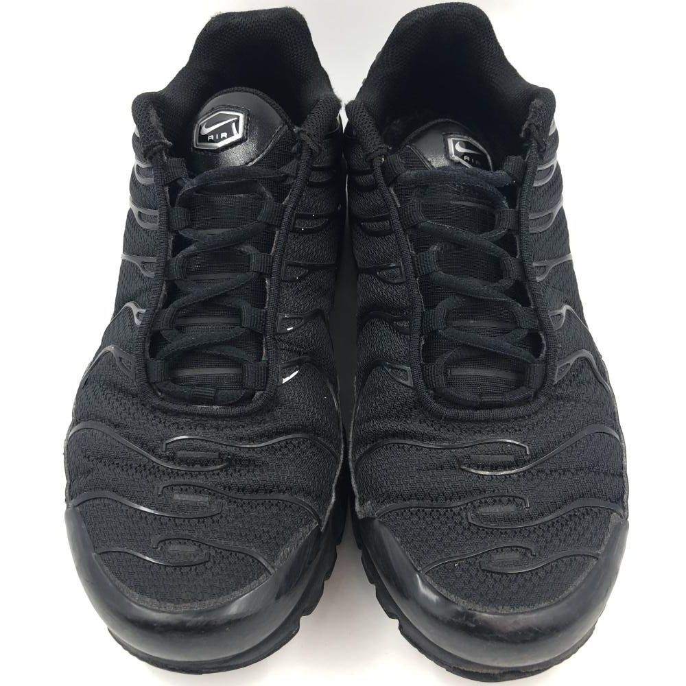 中古】NIKE AIR MAX PLUS TRIPLE BLACK 604133-050 ブラック size 27cm 