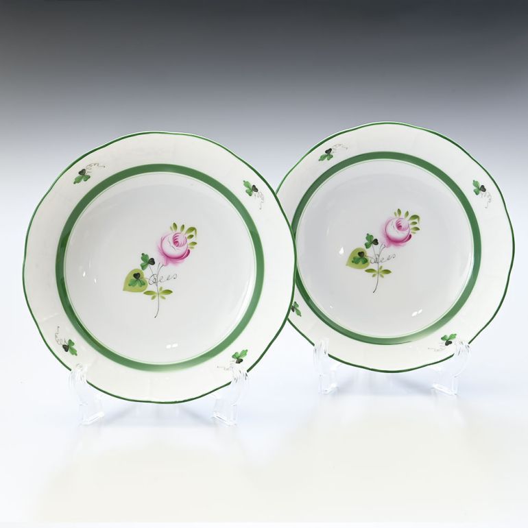 新品 ヘレンド フルーツボウル ペア 2個セット ウィーンのバラ 洋食器 手描き 13.5cm 704100 VRH 00704100-VRH