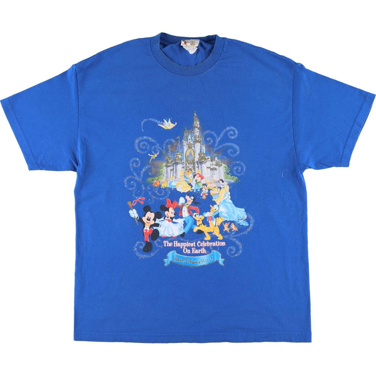 古着 WALT DISNEY WOLD DISNEY ディズニー キャラクタープリントTシャツ メンズXL/eaa454188
