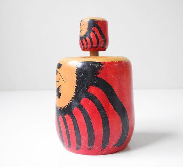 親子ダルマ 独楽