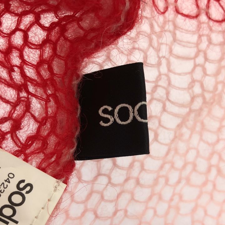 soduk (スドーク) 0423030502 patchwork knit cardigan レディース  