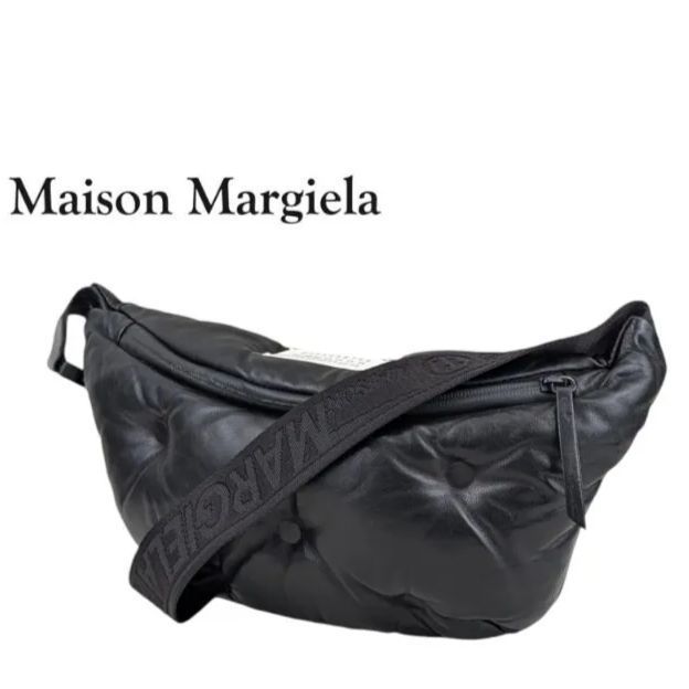 オープニング価格 【美品】Maison Margiela メゾンマルジェラ グラムスラム S55WB0070 ソフトレザー バムバッグ ボディバッグ  - メルカリ