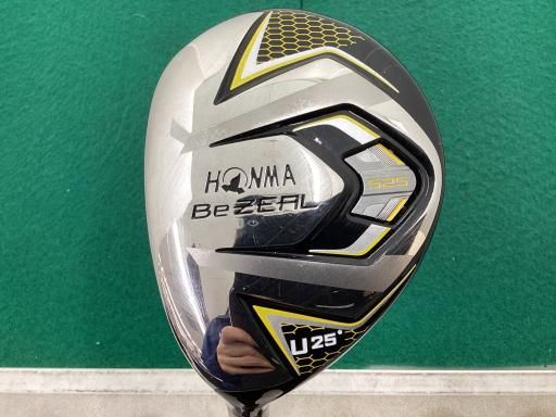 本間ゴルフ Be ZEAL 525 25° レフティ ユーティリティ UT VIZARD for Be ZEAL ユーティリティ フレックスR メンズ 男性用 左利き レフティ 左用 Cランク ゴルフクラブ