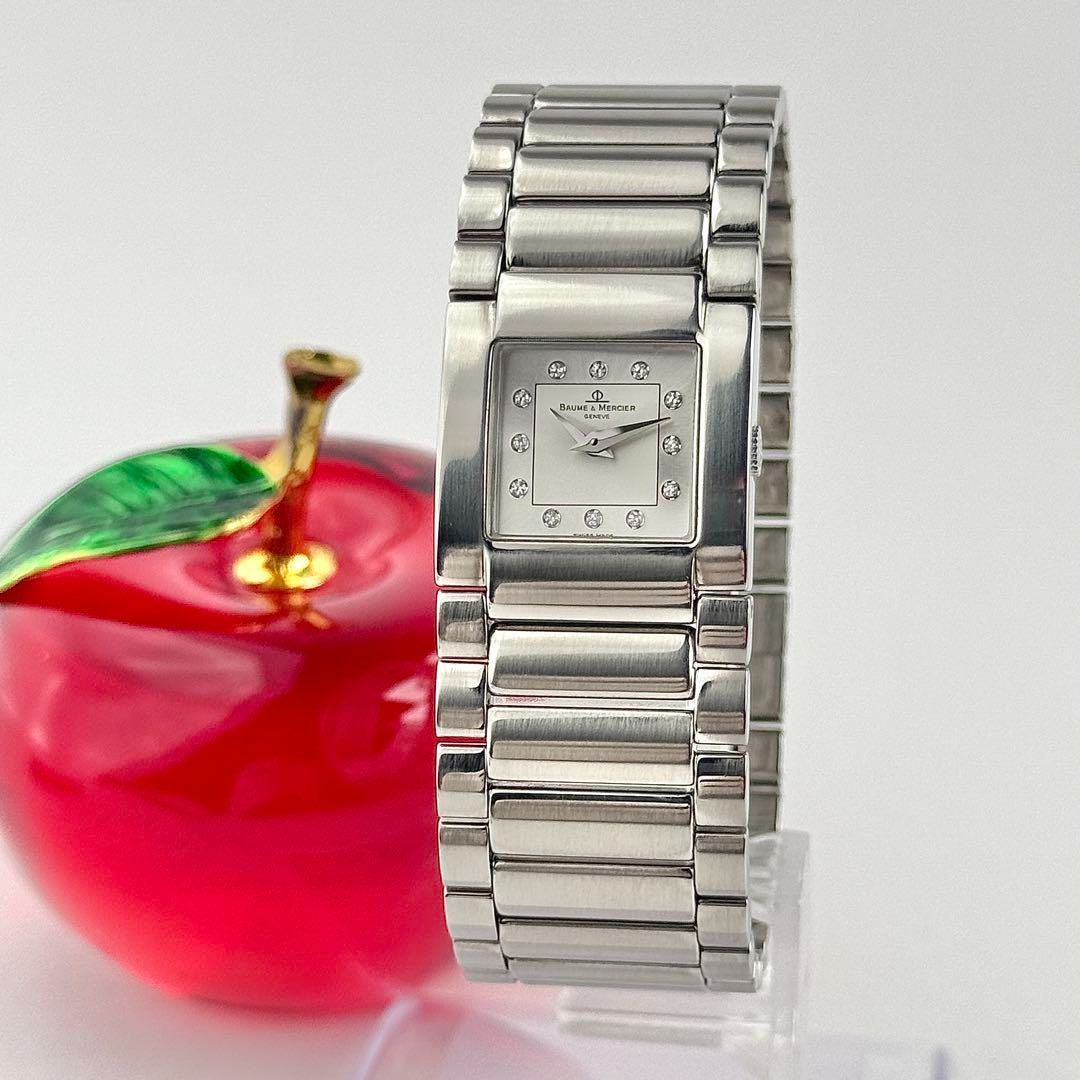 ボーム&メルシエ キャットウォーク 12Pダイヤ 新品電池 レディース