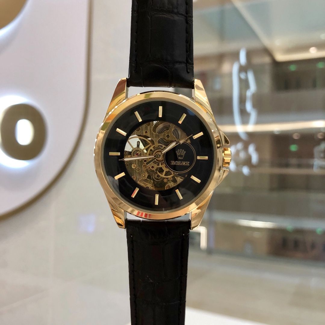 今日特価】ROLEX ロレックス メンズ レジャー 腕時計（透かし
