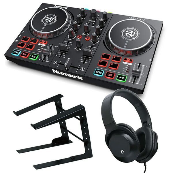 【美品】Numark Party Mix DJコントローラー ブラック Amazon.com: Numark Party Mix II DJ Controller with Lights, 2 Decks