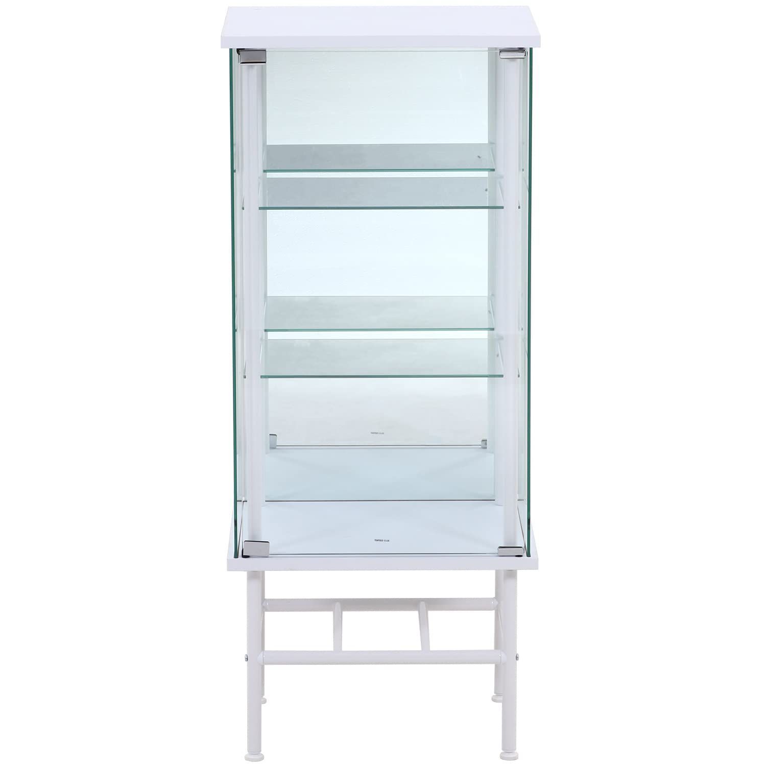 Legras レグラス コレクションケース フィギュアケース 3段 幅48.6×奥行38.2×高さ116cm ホワイト スタンド 背面ミラー 95850