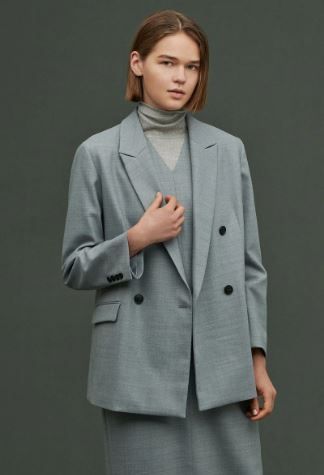 美品 uncrave アンクレイヴ カレンダードツイル ジャケット 1/グレー  