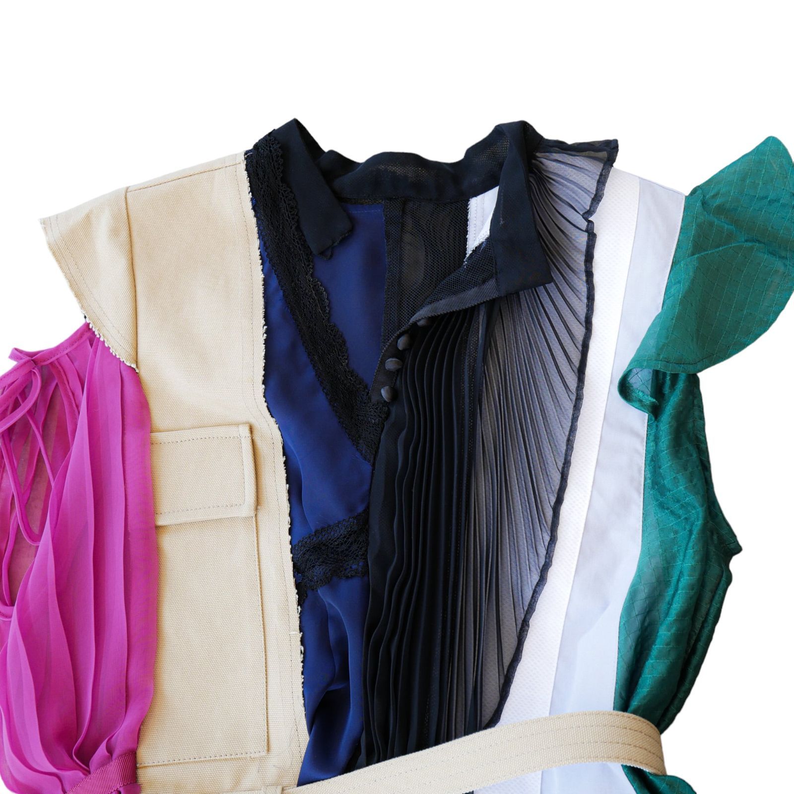 Sacai. ノースリーブ 漕ぎ着け シャツ size1 