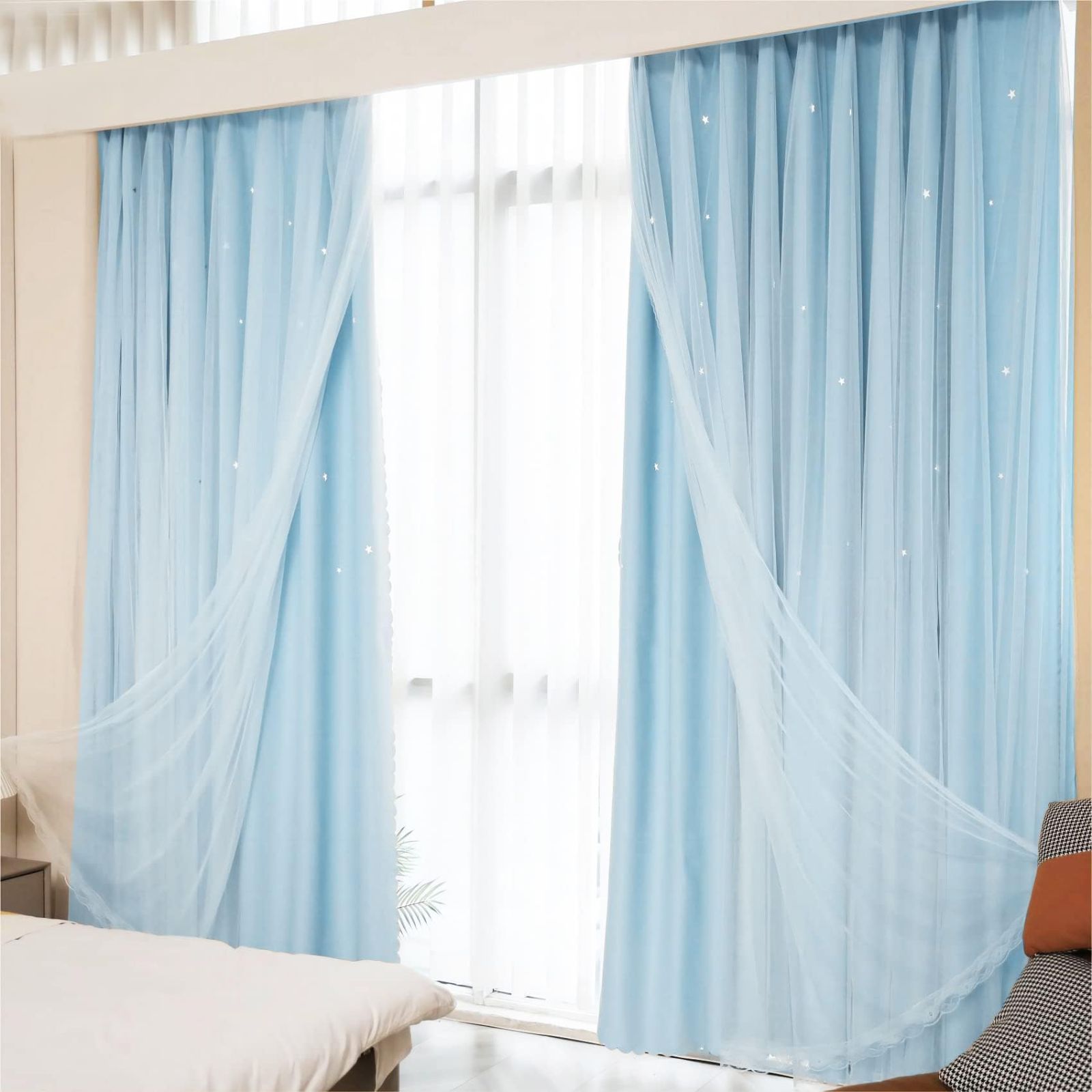 姫系 カーテン 遮光 おしゃれ 可愛い【幅100cm*丈180cm*2枚 両開き 姫系 カーテン 遮光 おしゃれ 可愛い【幅100cm*丈180cm*2枚 両開き