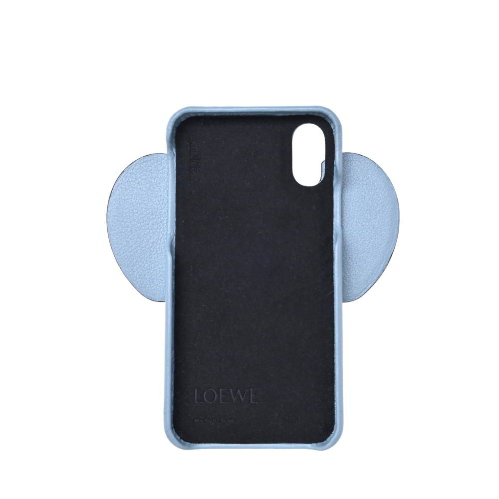 LOEWE ゾウさん型 レザー スマホケース - ブルー ロエベ - メルカリ