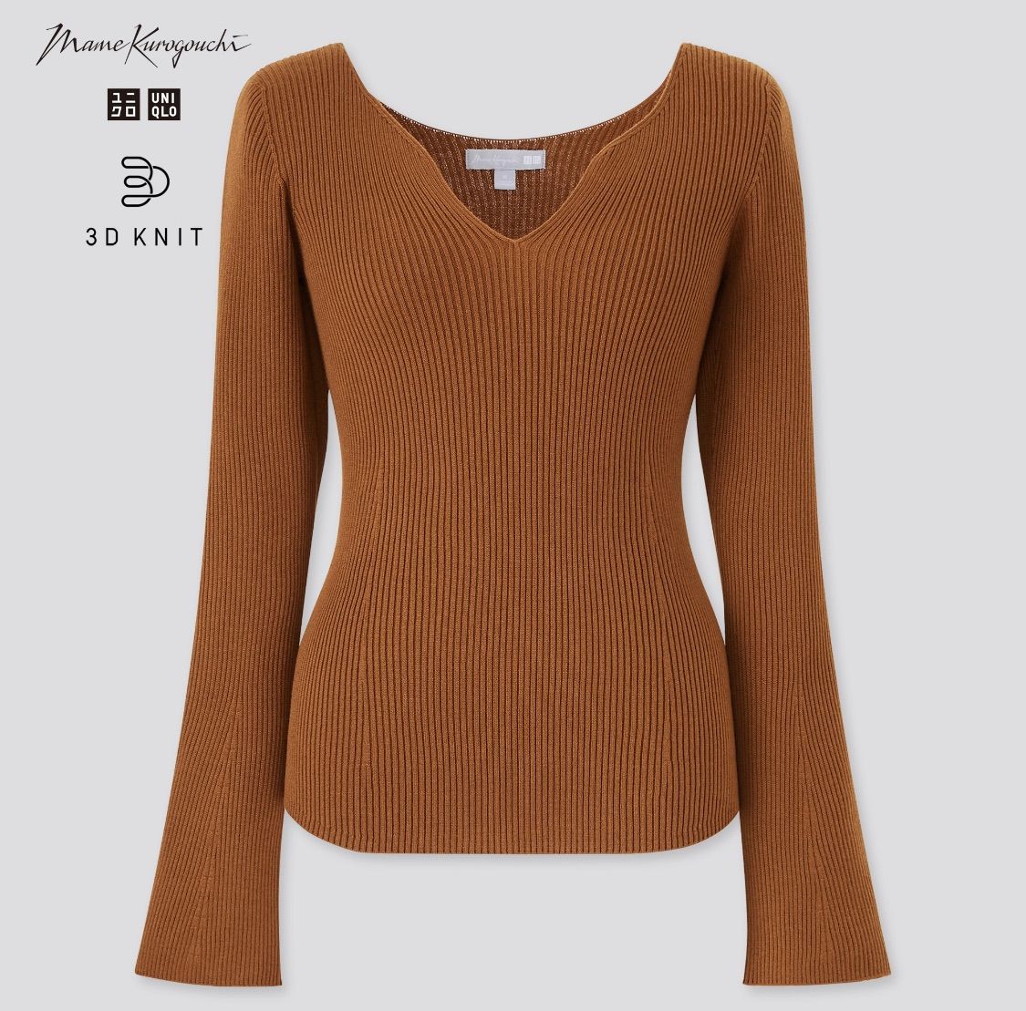 新品 UNIQLO × mame kurogouchi 3Dリブセーター - メルカリ