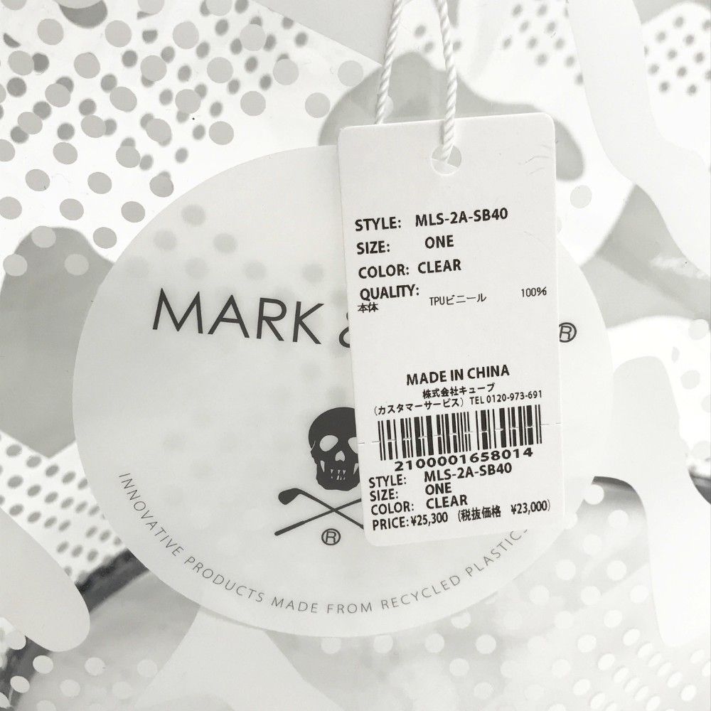 MARK&LONA マークアンドロナ DA1446-001 ポーチ付 クリア カートバッグ