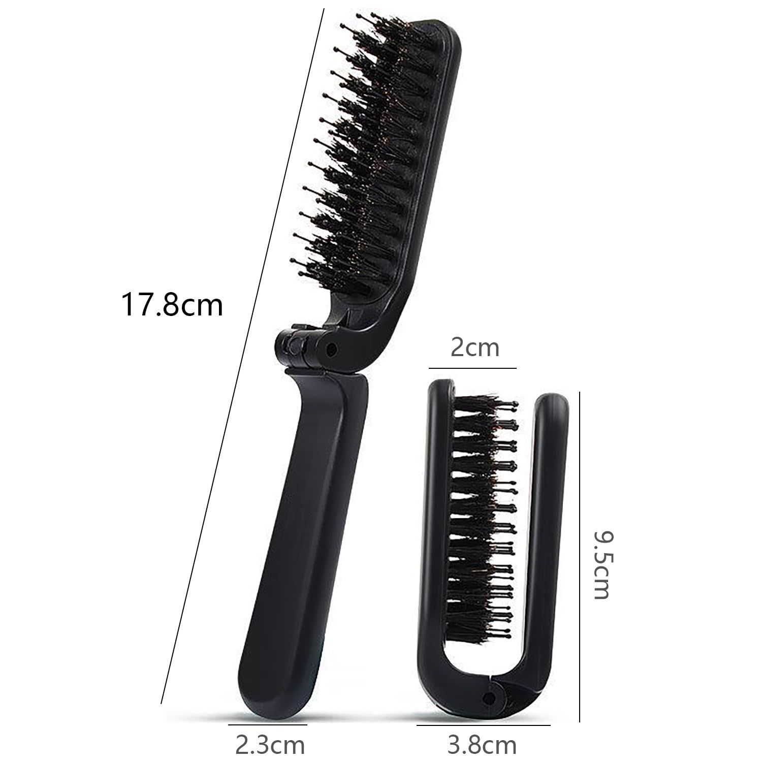 転売可能【激安！1本あたり6円】折りたたみヘアブラシ 1600個（200個×8箱）