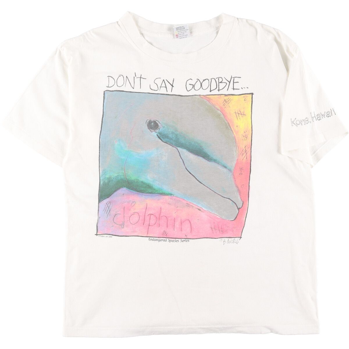 古着 90年代 FABRIC ART アートTシャツ USA製 メンズL ヴィンテージ 