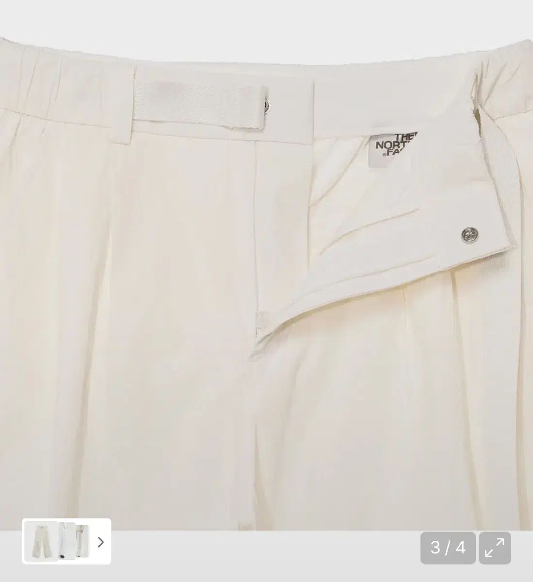 THE NORTH FACE ザノースフェイス NP6NR34J ホワイトラベル レディース パラシュート パンツ_ OFF WHIT