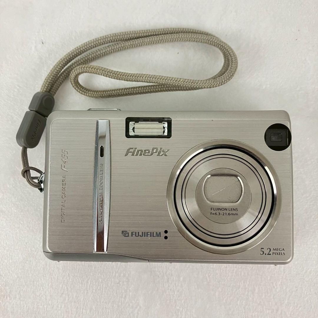 FUJIFILM FinePix F455 DIGITALCAMERA シルバー コンパクトデジタル