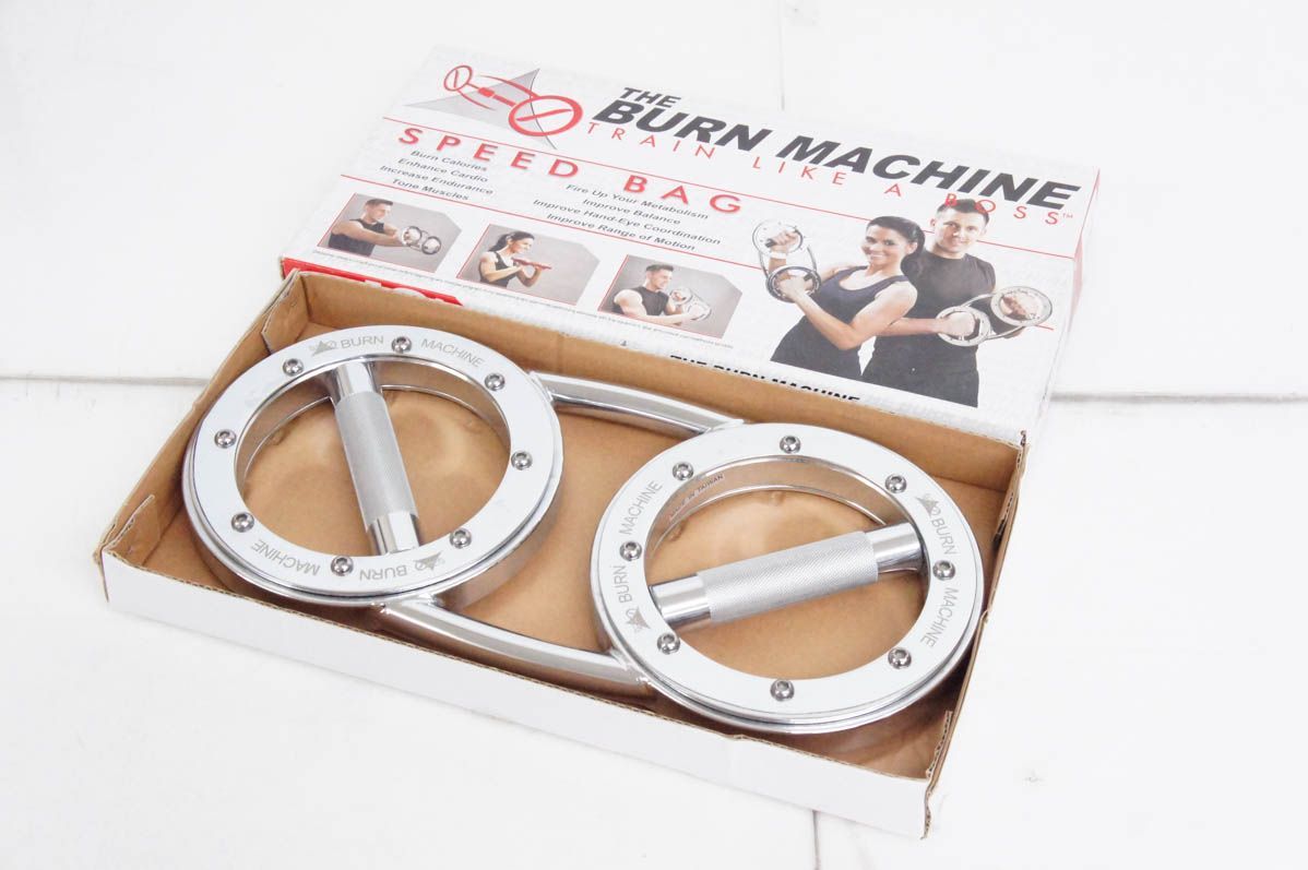 The Burn Machine バーンマシン スピードバッグ 5.5kg 12ポンド 筋トレ エクササイズ 中古 T3626838 THE BURN MACHINE SPEED BAG 中古バーンマシン スピードバッグ THE