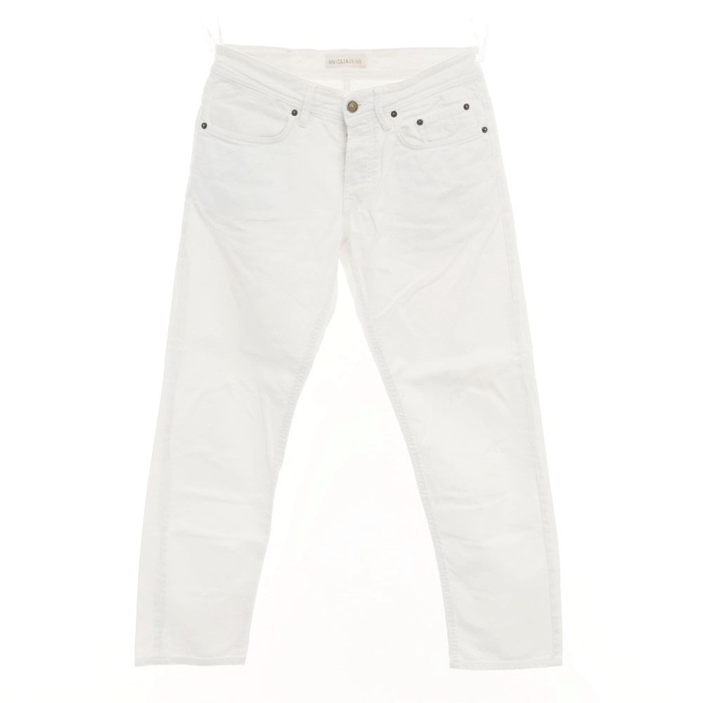 【中古】シビリア SIVIGLIA ストレッチ デニムパンツ ジーンズ ホワイト【サイズ30】【メンズ】