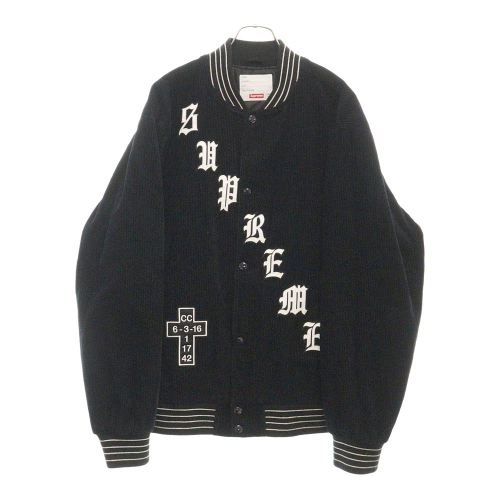 SUPREME (シュプリーム) 18SS Old English Corduroy Varsity Jacket