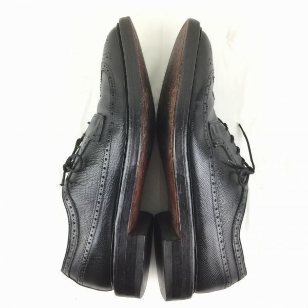 CORDWAINER　コードウェイナー　ウイングチップ　ビジネスシューズ〈黒/BLACK/ブラック〉size9.5C　 26.5-27.0/メンズ/菅NO.メZC-84 #BUZZBERG