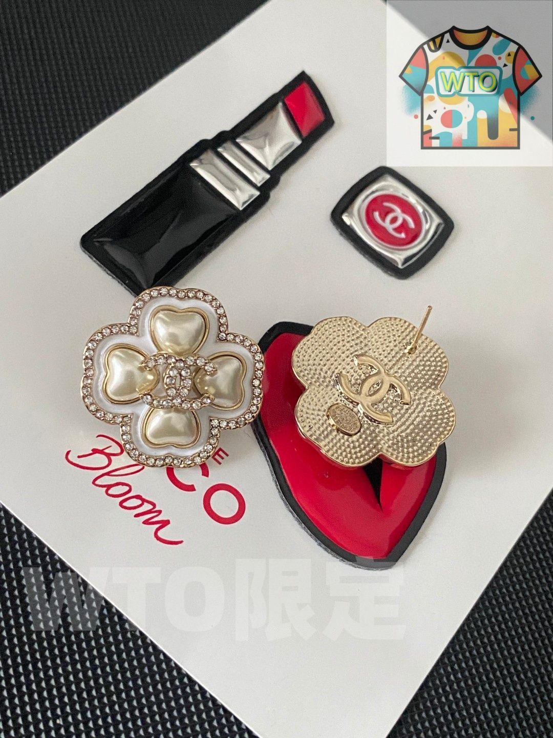 上*子様 鑑定品　CHANEL ダブルCロゴ ピアス(両耳用) CHANEL CCロゴ ピアス(両耳用) - メルカリ