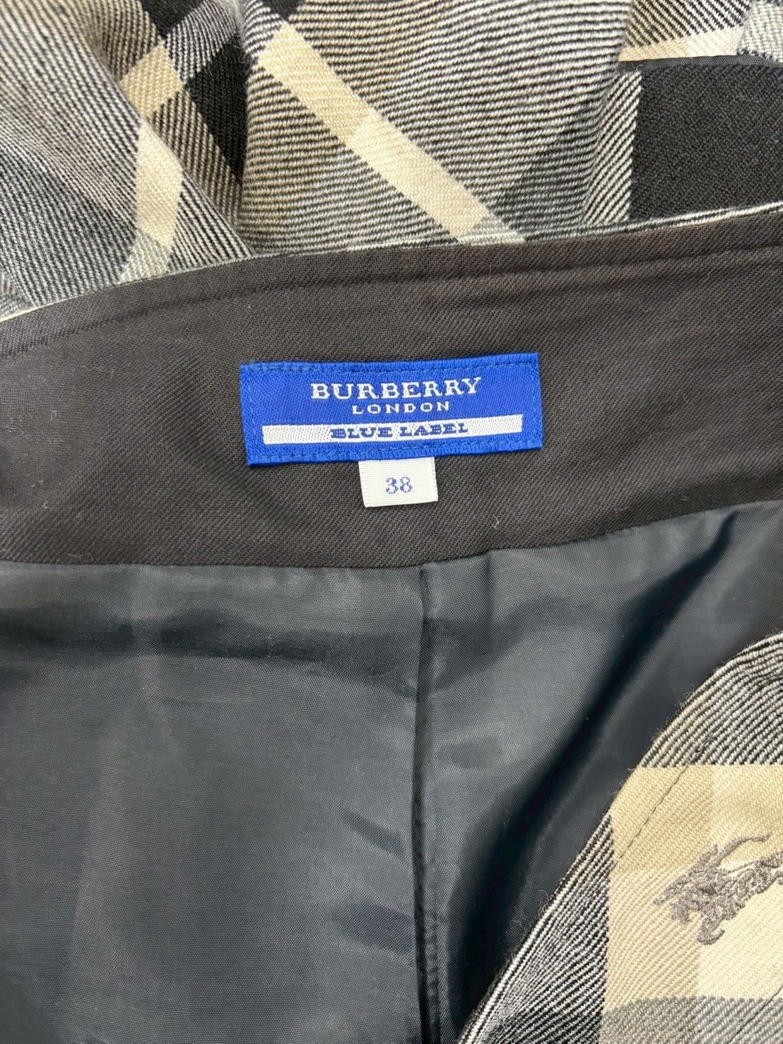 希少】BURBERRY BLUE LABEL チェック柄 プリーツ キュロット