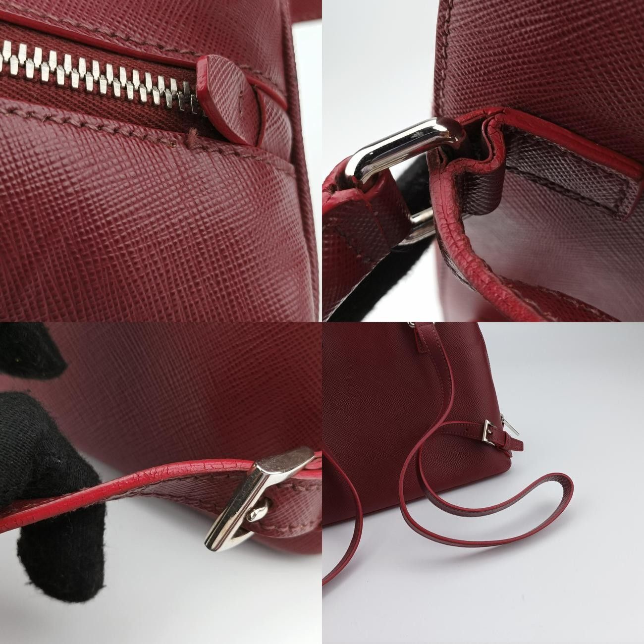 PRADA ワインレッド リュック PRADA（レッド/赤色系）のフリマアイテム一覧