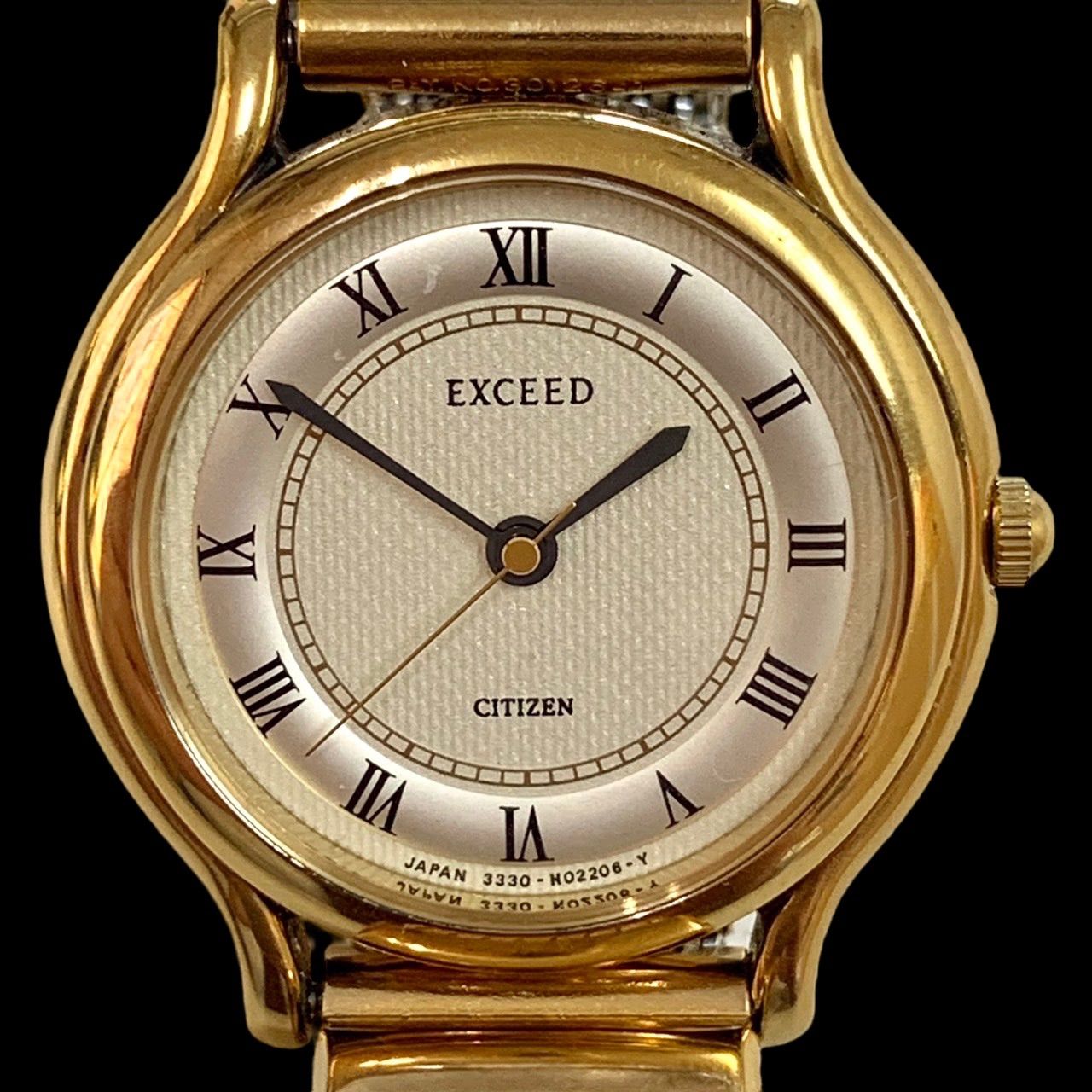 極美品⭐️ シチズン CITIEN】 EXCEED 銀時計 新品電池交換