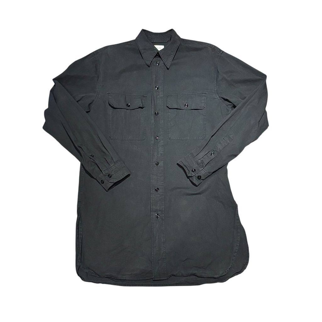 LEMAIRE ルメール COTTON SHIRT コットンシャツ JINGHISAS ブラック size 46 代官山A10