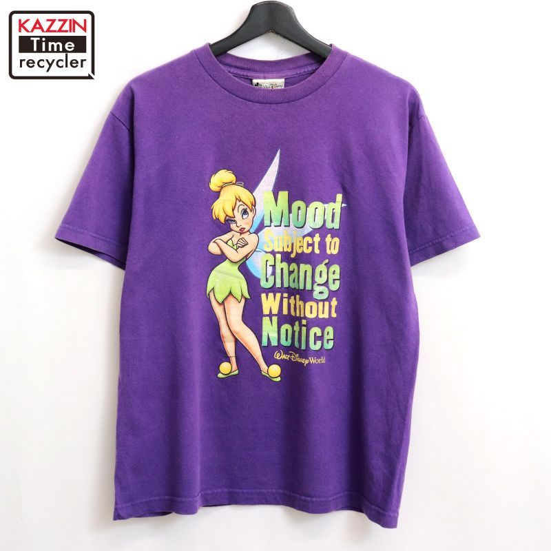 【専用】00s Disney DELTA Tシャツ ティンカーベル 2XL表記 00s Disney ティンカーベル 半袖Tシャツ メンズ 表記Mサイズ