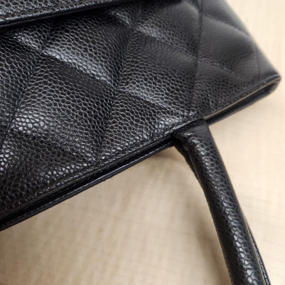 中古】 CHANEL （シャネル） 復刻ﾄｰﾄ バッグ トートバッグ キャビア 