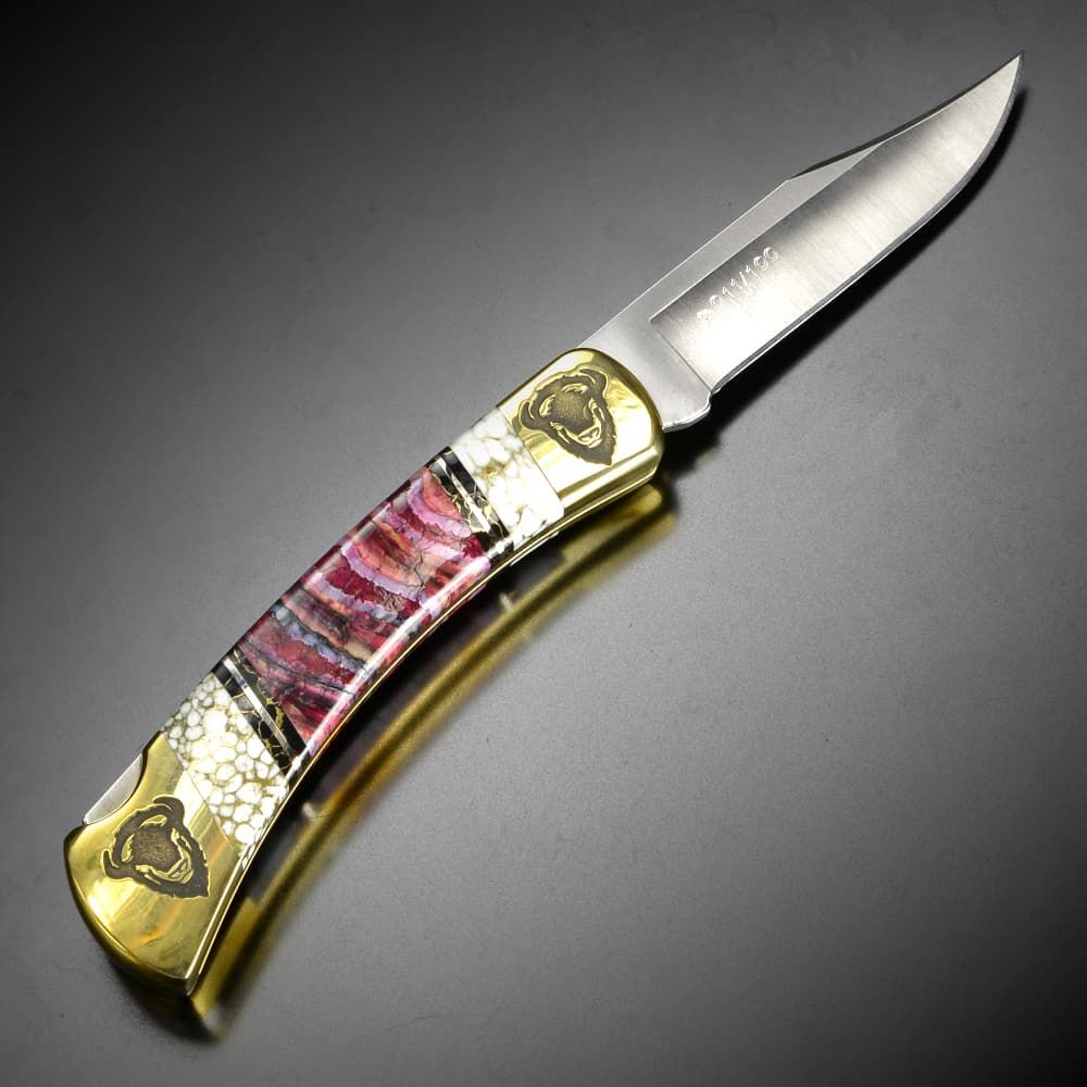 カスタムナイフハンドル材　Mammoth tooth カスタムナイフハンドル材 Mammoth tooth
