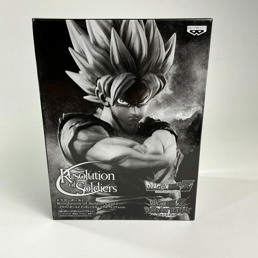 ドラゴンボールZ ドッカンバトル 7777 フィギュア プレゼントキャンペーン Resolution of Soldiers vol.1 コラボプレミアム  ver. DOKKAN BATTLE 孫悟空 超サイヤ人 激レア 限定品 天下一武道会 上位入賞 未使用 - メルカリ