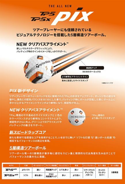 X Pixゴルフボール3ダースセット36個入りTaylor