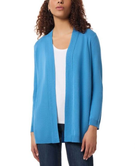 売れ筋商品|||ジョーンズニューヨーク ニット&セーター アウター レディース Women's Petite Sutton Open-Front Cardigan Aqua Mist 送料無料】 ジョーンズニューヨーク レディース ニット